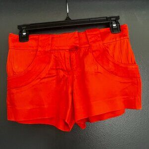 Marciano Mini Shorts Women's Hot Pants Burnt Orange
